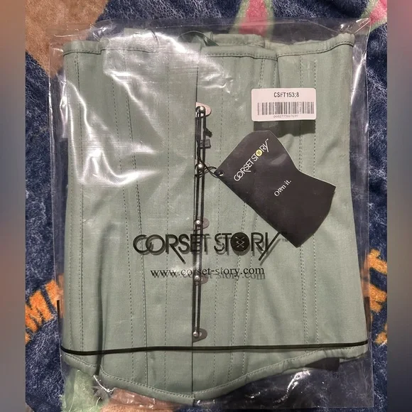 Corset-Story: SAGE GREEN LONGLINE
UNDERBUST CORSET UK8 - Picture 4 of 9